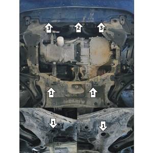 Защита Двигатель,Коробка переключения передач Honda Freed ( 2016- ) г. арт: 70802