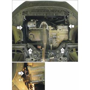 Защита Двигатель,Коробка переключения передач Jetta VA3 ( 2023- ) г. арт: 52301-2765