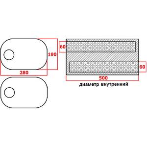 Глушитель спортивный универсальный (арт: U28Z50063LL-1)