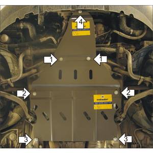 Защита Двигатель, Коробка переключения передач Audi A4 ( 2004-2007 ) г. арт: 00124