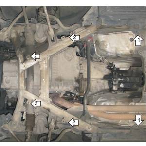 Защита Двигатель, Коробка переключения передач BMW 5 (e39) ( 1995-2003 ) г. арт: 00206