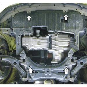 Защита Двигатель, Коробка переключения передач Honda Airwave ( 2004-2008 ) г. арт: 00821