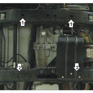 Защита Раздаточная коробка Hummer H3 ( 2005-2010 ) г. арт: 15702