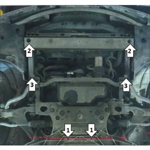 Защита Двигатель Infiniti M 56S ( 2010-2014 ) г. арт: 08005