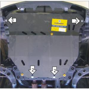 Защита Двигатель, Коробка переключения передач Mazda MPV ( 1999-2006 ) г. арт: 01119