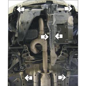 Защита Двигатель, Коробка переключения передач Mitsubishi Diamante ( 1997-2004 ) г. арт: 01319