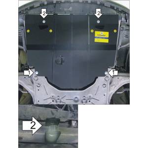 Защита Двигатель, Коробка переключения передач Renault Laguna II ( 2001-2005 ) г. арт: 01710