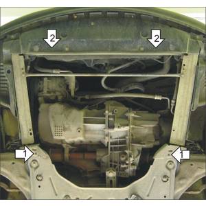 Защита Двигатель, Коробка переключения передач Renault Laguna II ( 2001-2005 ) г. арт: 01710