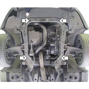 Защита Двигатель, Коробка переключения передач Saab 9-3 ( 2002-2005 ) г. арт: 01808