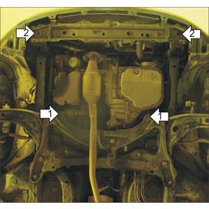 Защита Двигатель,Коробка переключения передач Toyota Vitz ( 2005-2010 ) г. арт: 72543