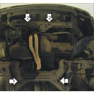 Защита Двигатель, Коробка переключения передач Volkswagen Golf III ( 1991-1997 ) г. арт: 02727