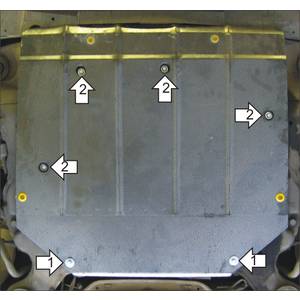 Защита Двигатель, Коробка переключения передач Volvo S80 ( 1998-2006 ) г. арт: 02610