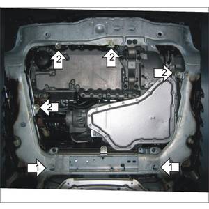 Защита Двигатель, Коробка переключения передач Volvo S80 ( 1998-2006 ) г. арт: 02610