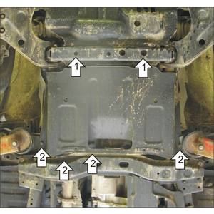 Защита Коробка переключения передач Mitsubishi Pajero Sport ( 1997-2009 ) г. арт: 31304