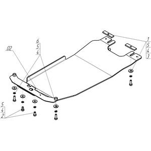 Защита Коробка переключения передач Subaru Forester ( 2013-2018 ) г. арт: 32232