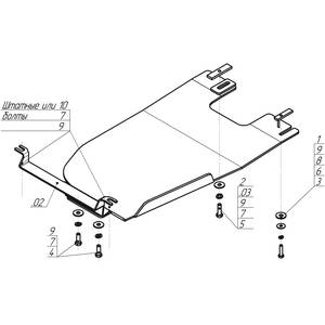 Защита Коробка переключения передач Subaru Forester ( 2019- ) г. арт: 32235-2373