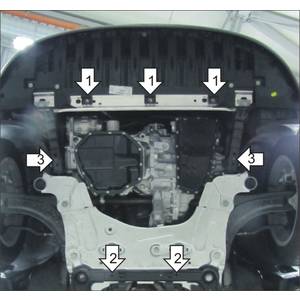 Защита Двигатель, Коробка переключения передач Renault Megane III ( 2008-2013 ) г. арт: 51721-2840