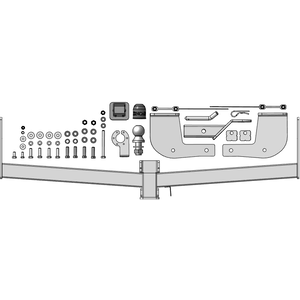 Фаркоп Honda Stepwgn 2015-2022 ( Вэн ) г. арт: ZH301E