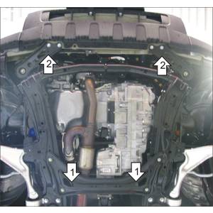 Защита Двигатель, Коробка переключения передач Acura MDX ( 2006-2009 ) г. арт: 10824-2