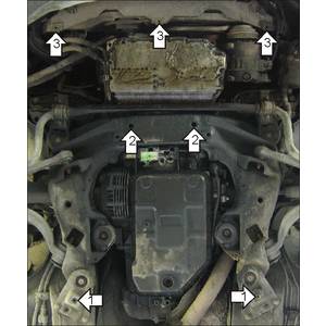 Защита Двигатель, Коробка переключения передач Audi A6 ( 2001-2004 ) г. арт: 00127-34