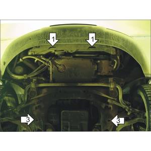 Защита Двигатель Audi A6 ( 1997-2001 ) г. арт: 00114-36