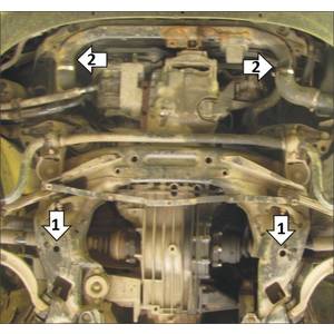 Защита Двигатель Audi A6 ( 2001-2004 ) г. арт: 00113-38