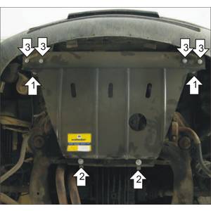 Защита Двигатель Audi A6 ( 1994-1997 ) г. арт: 00110-48