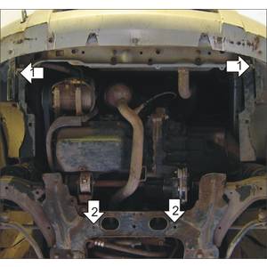 Защита Двигатель, Коробка переключения передач Citroen Berlingo ( 1996-2002 ) г. арт: 00408-238