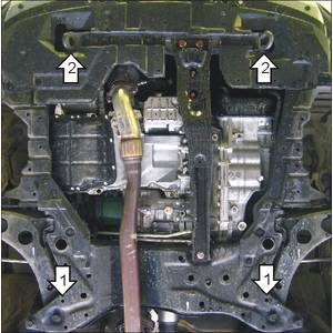 Защита Двигатель, Коробка переключения передач Citroen C-Crosser ( 2007-2012 ) г. арт: 01324-244