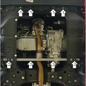 Защита Двигатель, Коробка переключения передач FIAT Bravo ( 2006-2015 ) г. арт: 00614-330