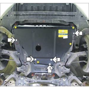 Защита Двигатель, Коробка переключения передач Ford Mondeo IV ( 2010-2015 ) г. арт: 00737-395