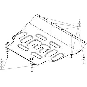 Защита Двигатель, Коробка переключения передач Geely Coolray ( 2020-2023 ) г. арт: 74201-434