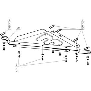 Защита Раздаточная коробка Great Wall Poer ( 2021- ) г. арт: 73116