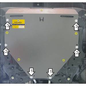 Защита Двигатель, Коробка переключения передач Honda CR-V III ( 2006-2009 ) г. арт: 10822-528