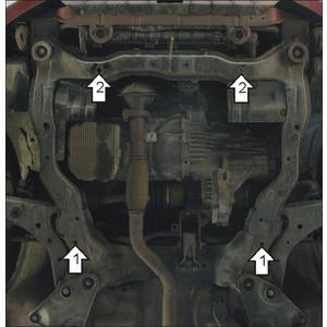 Защита Двигатель, Коробка переключения передач Hyundai Coupe ( 2001-2009 ) г. арт: 00927-584