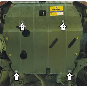 Защита Двигатель, Коробка переключения передач Hyundai Tiburon ( 2001-2009 ) г. арт: 00927-648