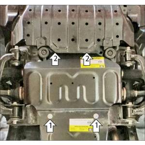 Защита Двигатель, Передний дифференциал Jac T9 ( 2024- ) г. арт: 78316