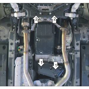 Защита Коробка переключения передач, Раздаточная коробка Lexus GS 300 ( 2005-2008 ) г. арт: 15011-915