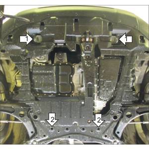 Защита Двигатель, Коробка переключения передач Mitsubishi ASX ( 2010-2012 ) г. арт: 11312-1069