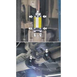 Защита Глушитель Renault Duster ( 2012-2015 ) г. арт: 01726-1386