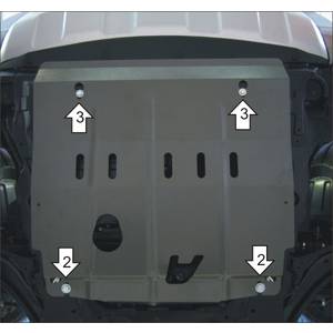 Защита Двигатель, Коробка переключения передач Renault Koleos ( 2011-2013 ) г. арт: 01714-1413