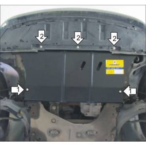 Защита Двигатель, Коробка переключения передач Renault Megane II ( 2002-2009 ) г. арт: 01713-1426