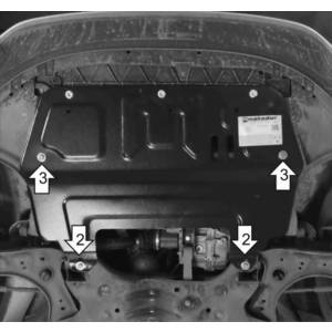 Защита Двигатель, Коробка переключения передач SEAT Ibiza ( 2008-2015 ) г. арт: 72301-1468