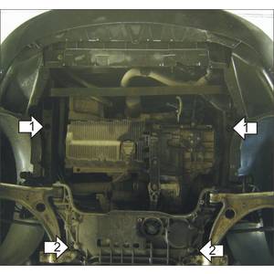 Защита Двигатель, Коробка переключения передач Skoda Octavia II ( 2004-2008 ) г. арт: 72302-1486