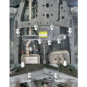 Защита Раздаточная коробка TANK 300 ( 2021- ) г. арт: 73112-3