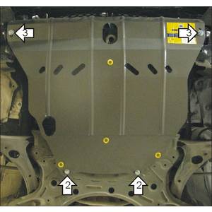 Защита Двигатель, Коробка переключения передач Toyota Matrix ( 2001-2004 ) г. арт: 04501-1726