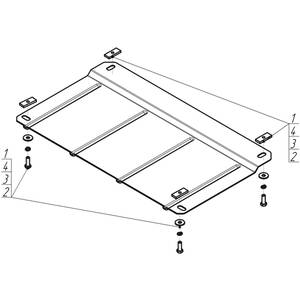 Защита Коробка переключения передач Volkswagen Passat B5 ( 1996-2000 ) г. арт: 00111-1856