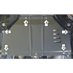 Защита Коробка переключения передач Volkswagen Touareg ( 2006-2010 ) г. арт: 12708-1900