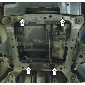 Защита Двигатель, Коробка переключения передач Volvo 850 ( 1991-1997 ) г. арт: 02604-1959