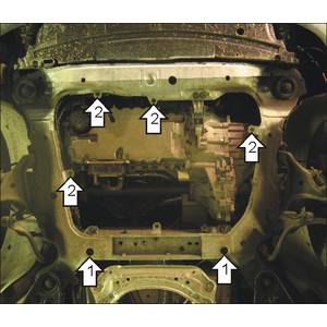 Защита Двигатель, Коробка переключения передач Volvo XC70 Cross Country ( 1997-2007 ) г. арт: 02611-1983